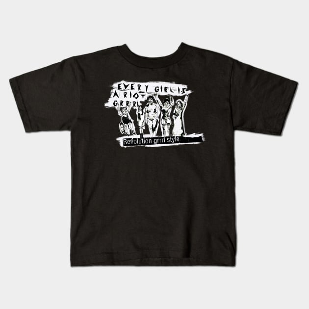 Riot grrrl shirt shop